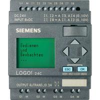 Siemens 6ED1052-1CC01-0BA6 LOGO! 24C Logic Module Display 24V 8 DI...