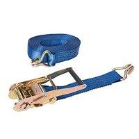 silverline ratchet tie down strap j hook 8m x 50mm rated 1700kg capaci ...