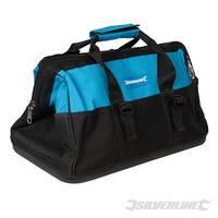 Silverline Tool Bag Hard Base Wide Mouth 400 x 200 x 300mm