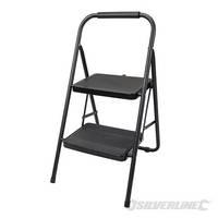 Silverline Step Ladder 430mm 2-tread