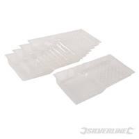 Silverline Disposable Roller Tray Liner 5pk 100mm