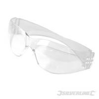 Silverline Wraparound Safety Glasses Clear