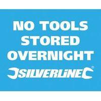 Silverline Vehicle Window Stickers \'no Tools Stored Overnight\' 10pk