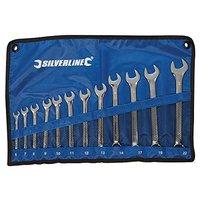 silverline combination spanner set 12pce 6 22mm