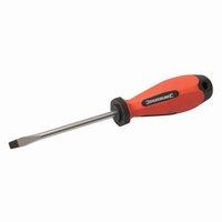 Silverline Soft-grip Screwdriver Slotted Flared 6 x 100mm