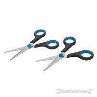 Silverline Scissors 2pk 140mm (5 ??)