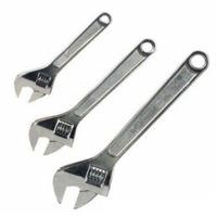 silverline adjustable wrench set 3pce 150 200 250mm