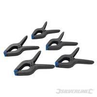 Silverline Spring Clamps 5pk 210mm Jaw