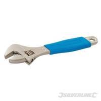 Silverline Adjustable Wrench Length 200mm - Jaw 22mm