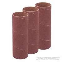 silverline 140mm bobbin sleeves 3pk 38mm 60 grit