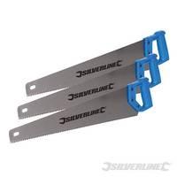 Silverline Handsaws 3pk 3 x 550mm 7tpi