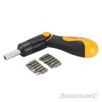 Silverline Multi-bit Ratchet Screwdriver 3-way