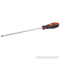 silverline general purpose screwdriver slotted flared 95 x 250mm