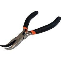 Silverline Bent Long Nose Electronics Pliers 125mm