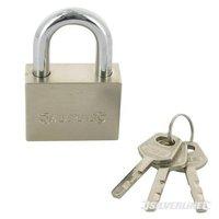 silverline steel padlock 50mm