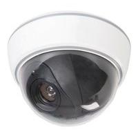 Silverline Dummy Security Dome Camera With LED 3 x Aa