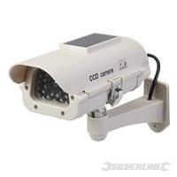 Silverline LED Solar Powered Dummy Cctv Camera