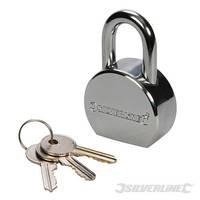 Silverline Round Steel Padlock 54mm