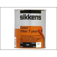 Sikkens Cetol Filter 7 Plus Translucent Woodstain 1 Litre Ebony