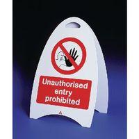 SIGN FREE STANDING UNAUTHORISE