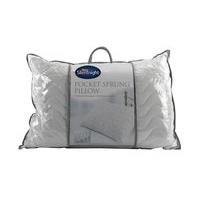 silentnight pocket sprung pillow standard pillow size