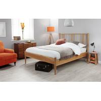 silentnight hamilton solid oak bed frame double