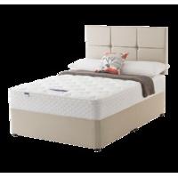 silentnight miracoil memory bed sandstone single