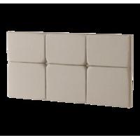 Silentnight Castello Buttoned Headboard - Sandstone Single