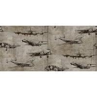 Sidney Paul & Co Wallpapers Flight Taupe, SPW0014-01