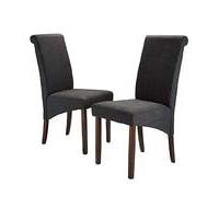 Siena Fabric Pair of Chairs
