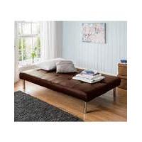 Sienna Faux Leather Click Clack Sofa Bed