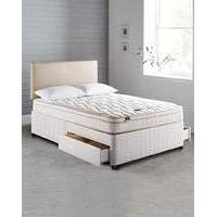 Silentnight Ella Cushion Divan 2 Drawer