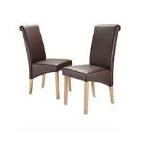 Siena Faux Leather Dining Chairs