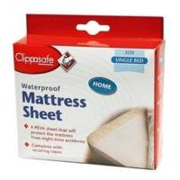 Single Bed Clippasafe Waterproof Mattress Sheet