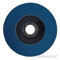 Silverline Zirconium Flap Disc 125mm 40 Grit