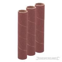 Silverline 114mm Bobbin Sleeves 3pk 19mm 60 Grit