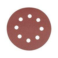 silverline hook loop discs punched 115mm 10pk 40 grit