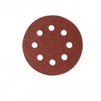 Silverline Hook & Loop Discs Punched 150mm 10pk 240 Grit