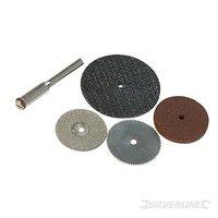 Silverline Rotary Tool Cutting & Grinding Disc Set 5pce 22, 32mm Dia