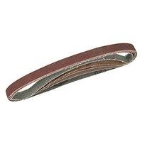 Silverline Sanding Belts 13 x 457mm 5pce 40, 60, 2 x 80, 120g