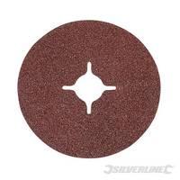 Silverline 60 Grit 10 Pack Fibre Discs