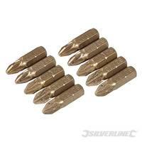 Silverline Pz2 Diamond Screwdriver Bits