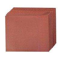 silverline aluminium oxide hand sheets 10pce 4 x 60 2 x 80 120 240g