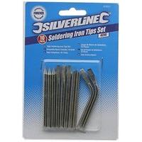 silverline 675071 soldering iron tips set 10 piece 40 w