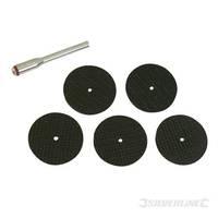 Silverline Rotary Tool Metal Cutting Disc Set 6pce 31mm Dia