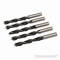 Silverline Lip & Spur Drill Bits 12mm 5pk