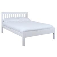 Silentnight Hayes White Wooden Bedstead White Single