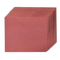 Silverline Aluminium Oxide Hand Sheets 10pk 150 Grit