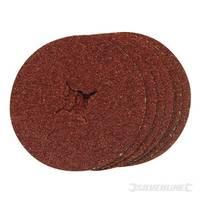 Silverline Fibre Discs 115 x 22.23mm 10pk 24 Grit