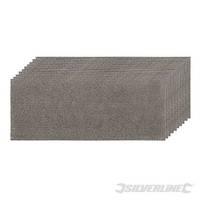 Silverline Mesh Sheets 115 x 280mm 10pce 4 x 40g, 4 x 80g, 2 x 120g